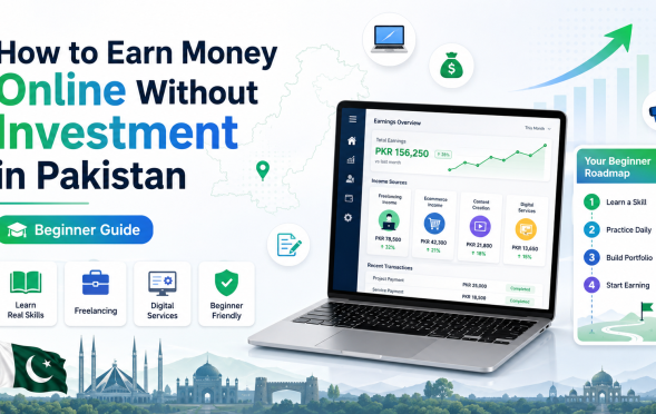 online earning without investment in Pakistan