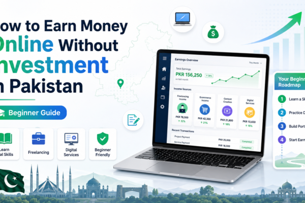 online earning without investment in Pakistan