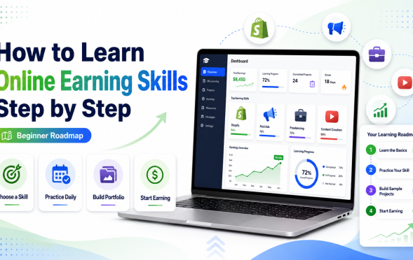 how to learn online earning skills
