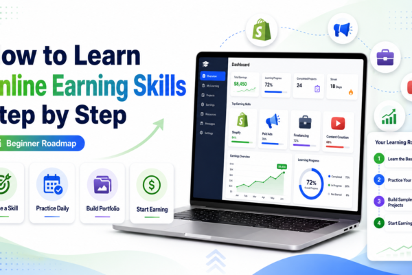 how to learn online earning skills