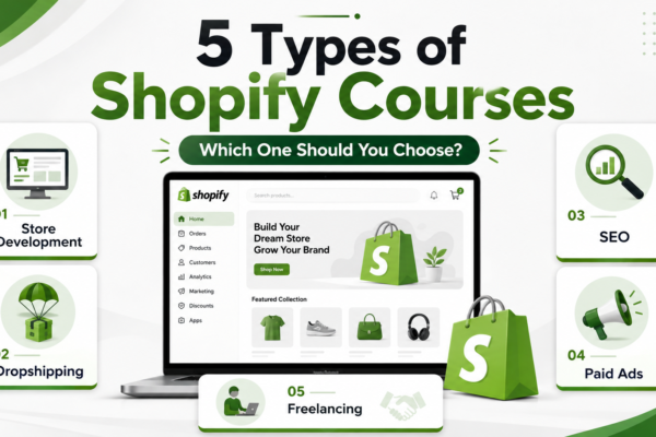 types of Shopify courses