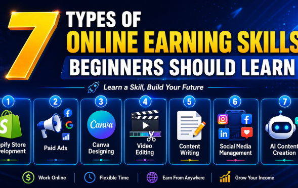 7 Types of Online Earning Skills Beginners Should Learn