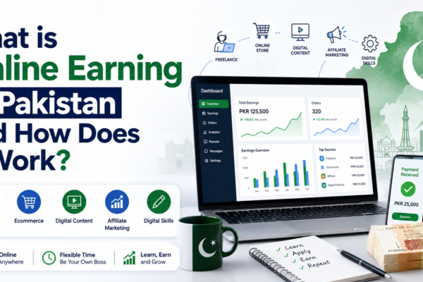 what is online earning in Pakistan