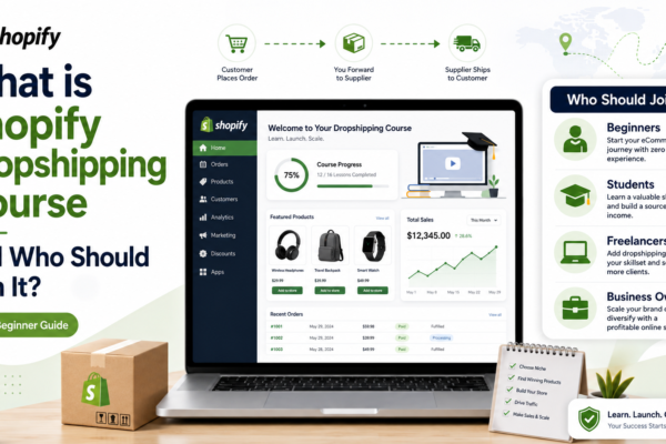 what is shopify dropshipping course