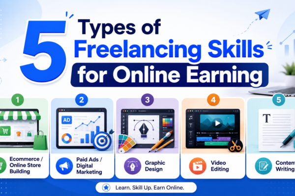5 Types of Freelancing Skills for Online Earning