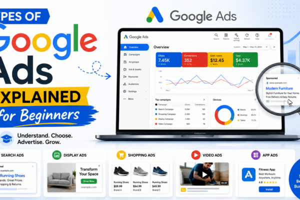Types of Google Ads Explained for Beginners