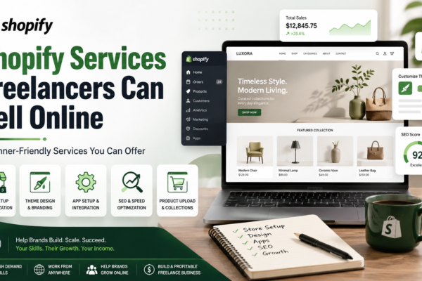 Shopify services for freelancers